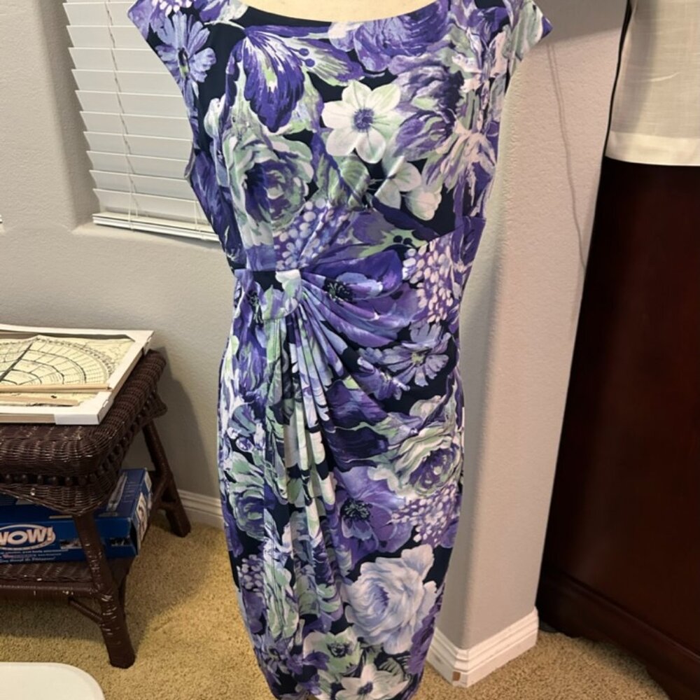 Beautiful Purple Swirl dress by Connected